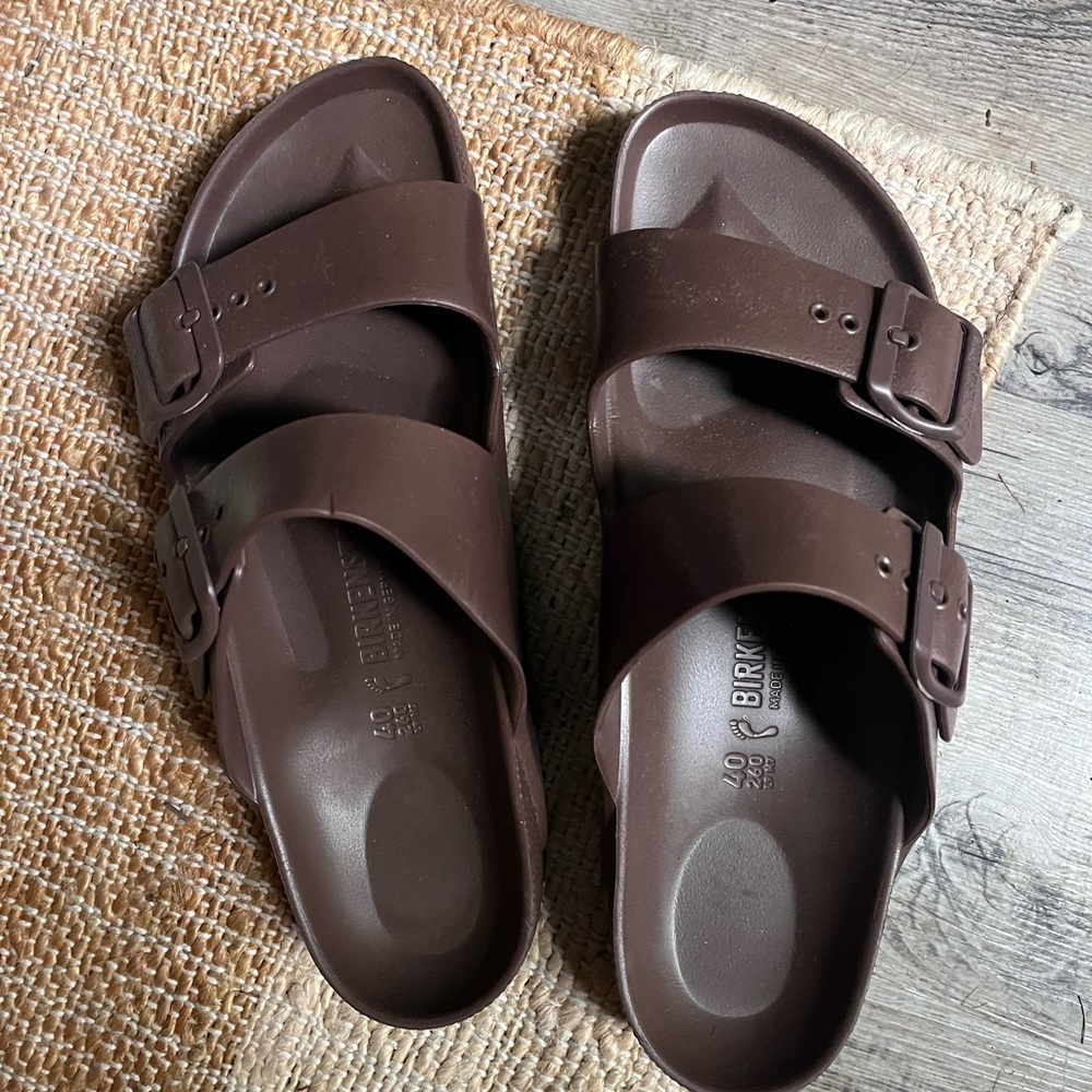 Brown Birkenstock EVA Sandals